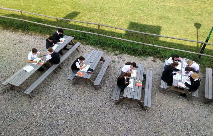 Schulwiese - auch für Unterricht im Freien