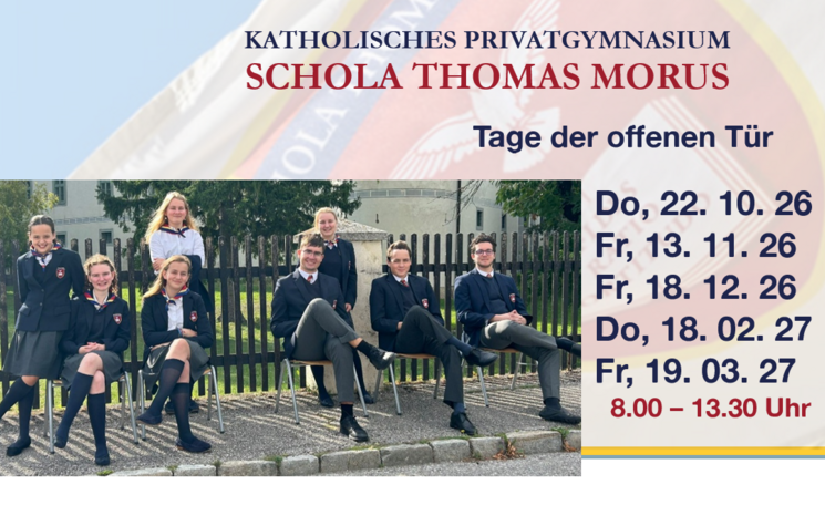 Tage der offenen Tür im Schuljahr 2026/27
